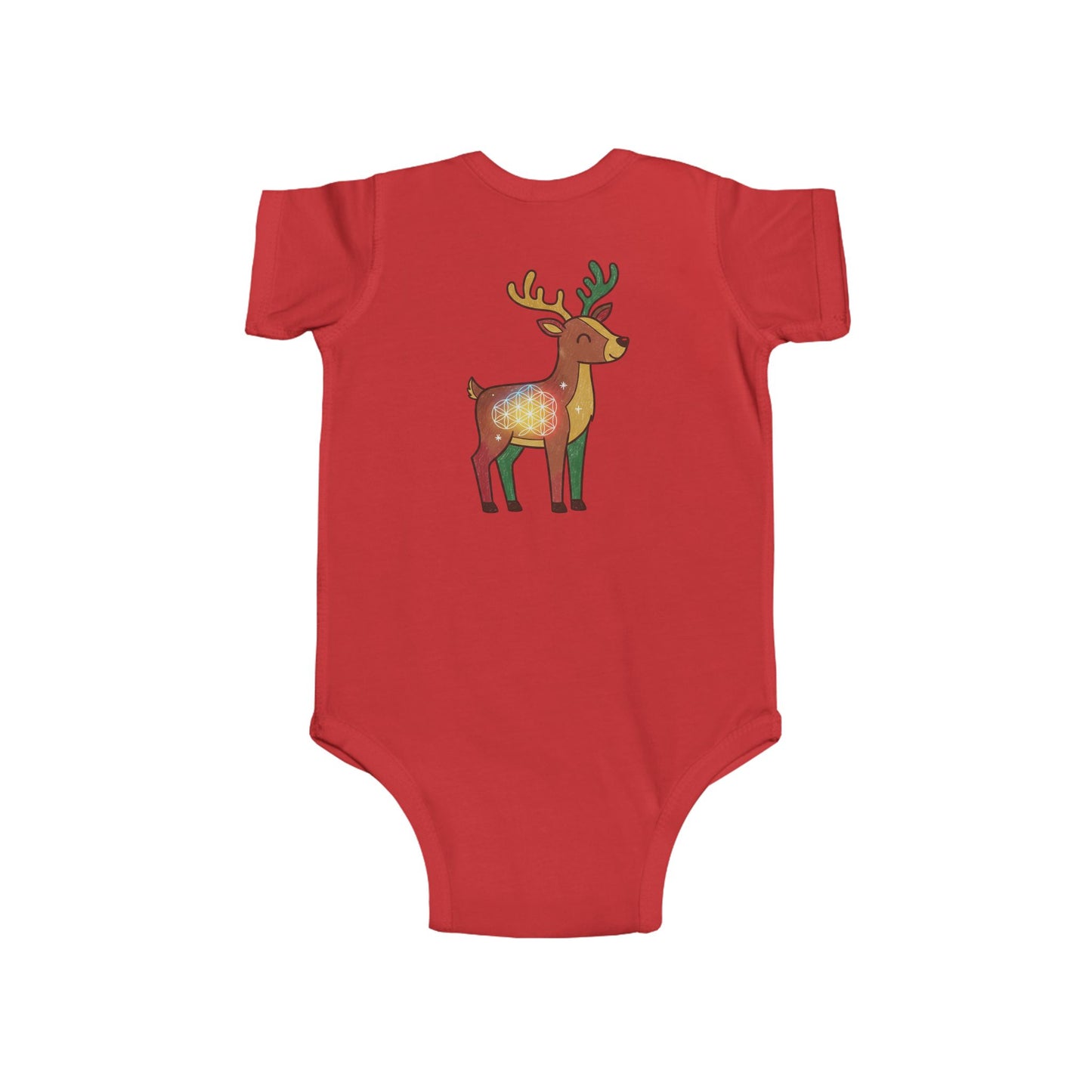 Cute Reindeer Infant Bodysuit | Holiday Baby Outfit, Christmas Gift, Newborn Clothes, Winter Wear, Toddler Fashion