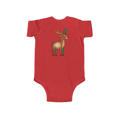 Cute Reindeer Infant Bodysuit | Holiday Baby Outfit, Christmas Gift, Newborn Clothes, Winter Wear, Toddler Fashion