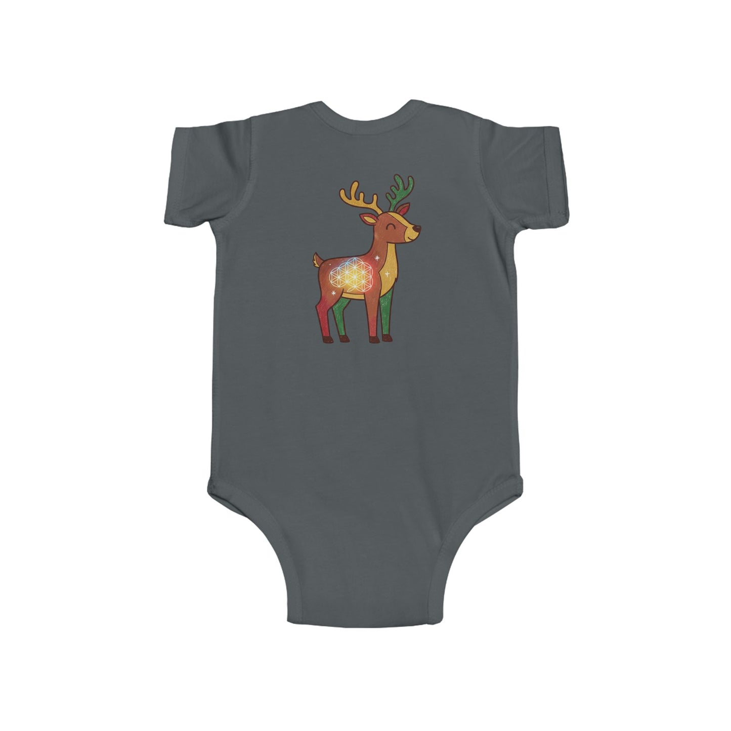 Cute Reindeer Infant Bodysuit | Holiday Baby Outfit, Christmas Gift, Newborn Clothes, Winter Wear, Toddler Fashion