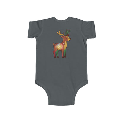 Cute Reindeer Infant Bodysuit | Holiday Baby Outfit, Christmas Gift, Newborn Clothes, Winter Wear, Toddler Fashion
