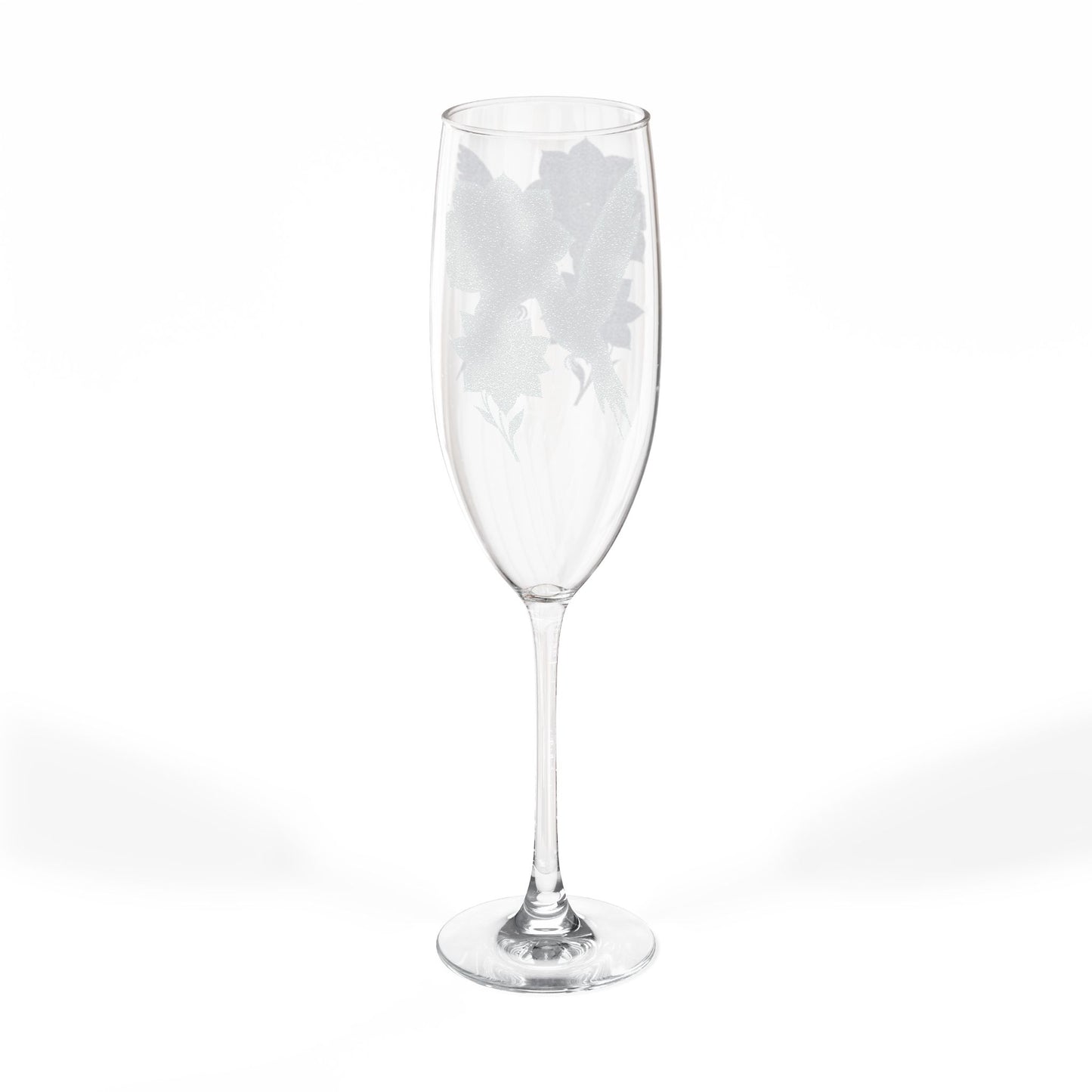 Hummingbird Nectar Engraved 8oz Champagne Flute, Conscious Living, Sacred Geometry, Native Art