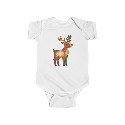 Cute Reindeer Infant Bodysuit | Holiday Baby Outfit, Christmas Gift, Newborn Clothes, Winter Wear, Toddler Fashion