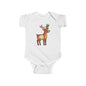 Cute Reindeer Infant Bodysuit | Holiday Baby Outfit, Christmas Gift, Newborn Clothes, Winter Wear, Toddler Fashion
