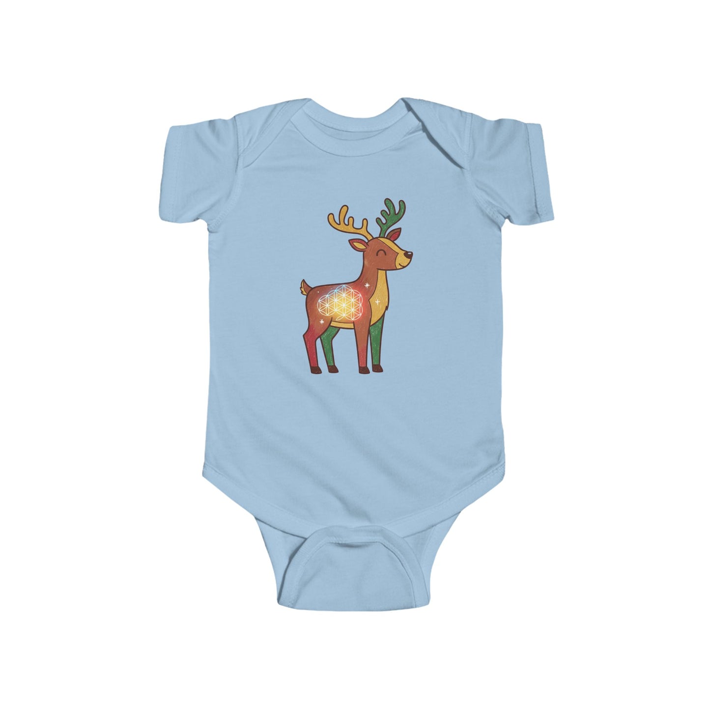 Cute Reindeer Infant Bodysuit | Holiday Baby Outfit, Christmas Gift, Newborn Clothes, Winter Wear, Toddler Fashion