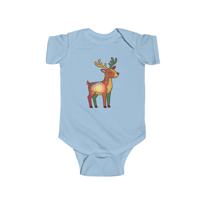 Cute Reindeer Infant Bodysuit | Holiday Baby Outfit, Christmas Gift, Newborn Clothes, Winter Wear, Toddler Fashion