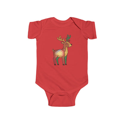 Cute Reindeer Infant Bodysuit | Holiday Baby Outfit, Christmas Gift, Newborn Clothes, Winter Wear, Toddler Fashion