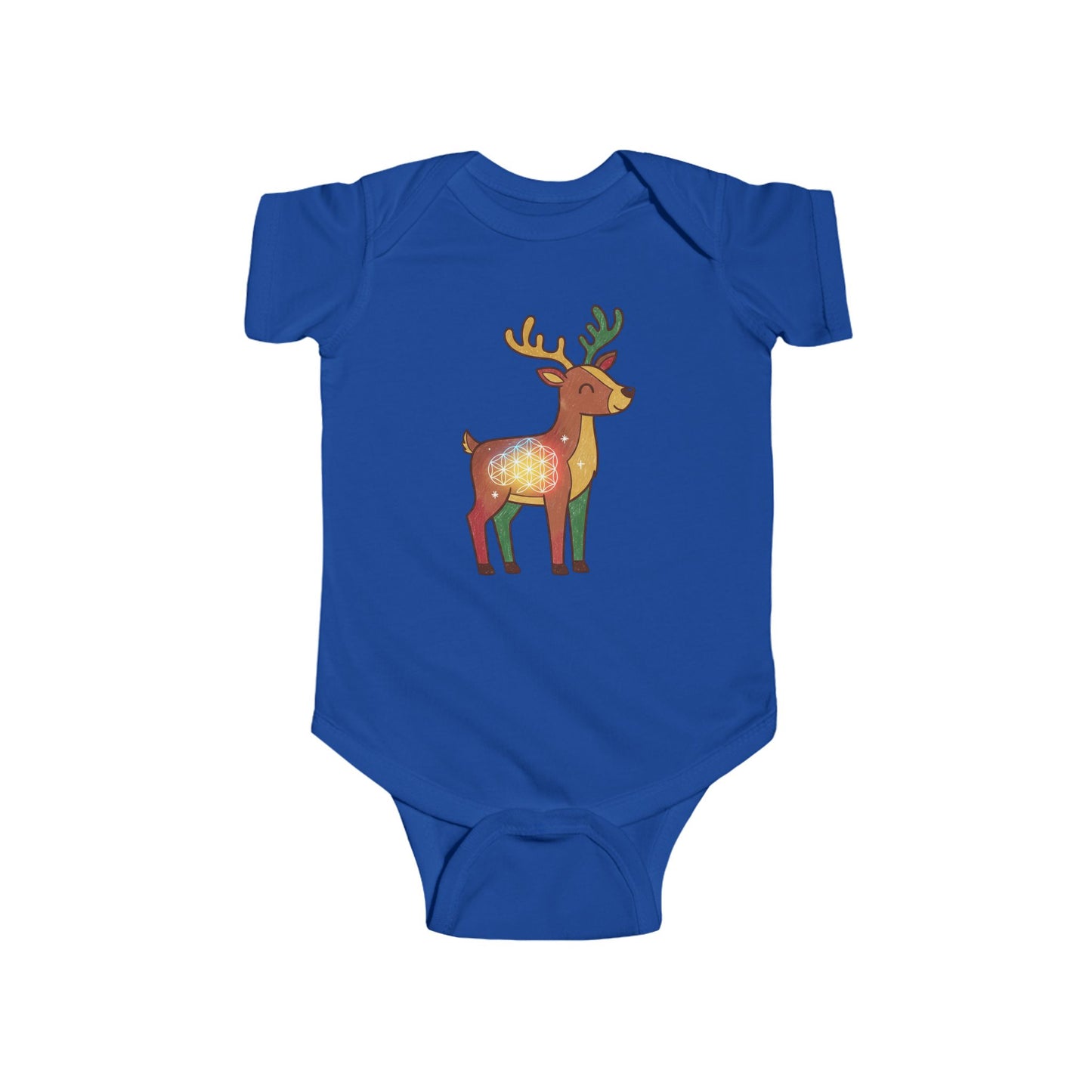 Cute Reindeer Infant Bodysuit | Holiday Baby Outfit, Christmas Gift, Newborn Clothes, Winter Wear, Toddler Fashion