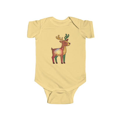 Cute Reindeer Infant Bodysuit | Holiday Baby Outfit, Christmas Gift, Newborn Clothes, Winter Wear, Toddler Fashion