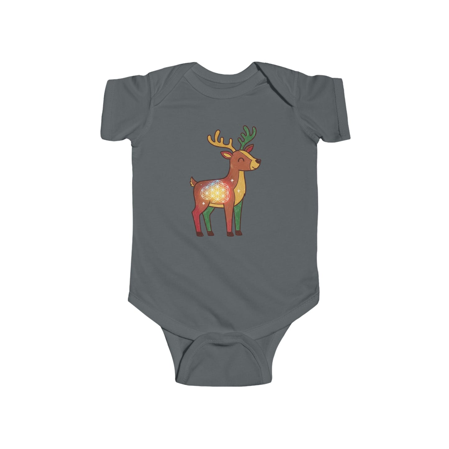 Cute Reindeer Infant Bodysuit | Holiday Baby Outfit, Christmas Gift, Newborn Clothes, Winter Wear, Toddler Fashion