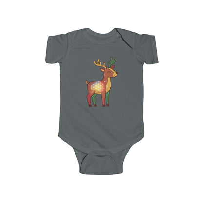 Cute Reindeer Infant Bodysuit | Holiday Baby Outfit, Christmas Gift, Newborn Clothes, Winter Wear, Toddler Fashion