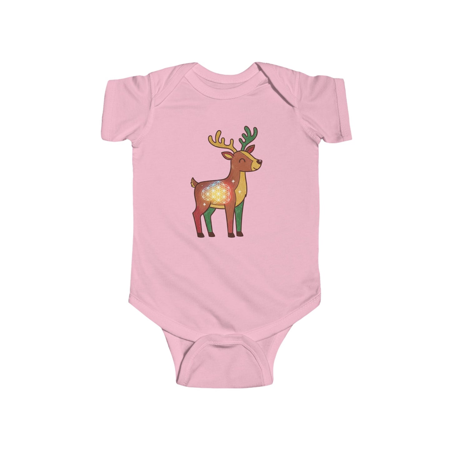 Cute Reindeer Infant Bodysuit | Holiday Baby Outfit, Christmas Gift, Newborn Clothes, Winter Wear, Toddler Fashion