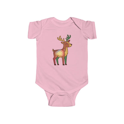 Cute Reindeer Infant Bodysuit | Holiday Baby Outfit, Christmas Gift, Newborn Clothes, Winter Wear, Toddler Fashion