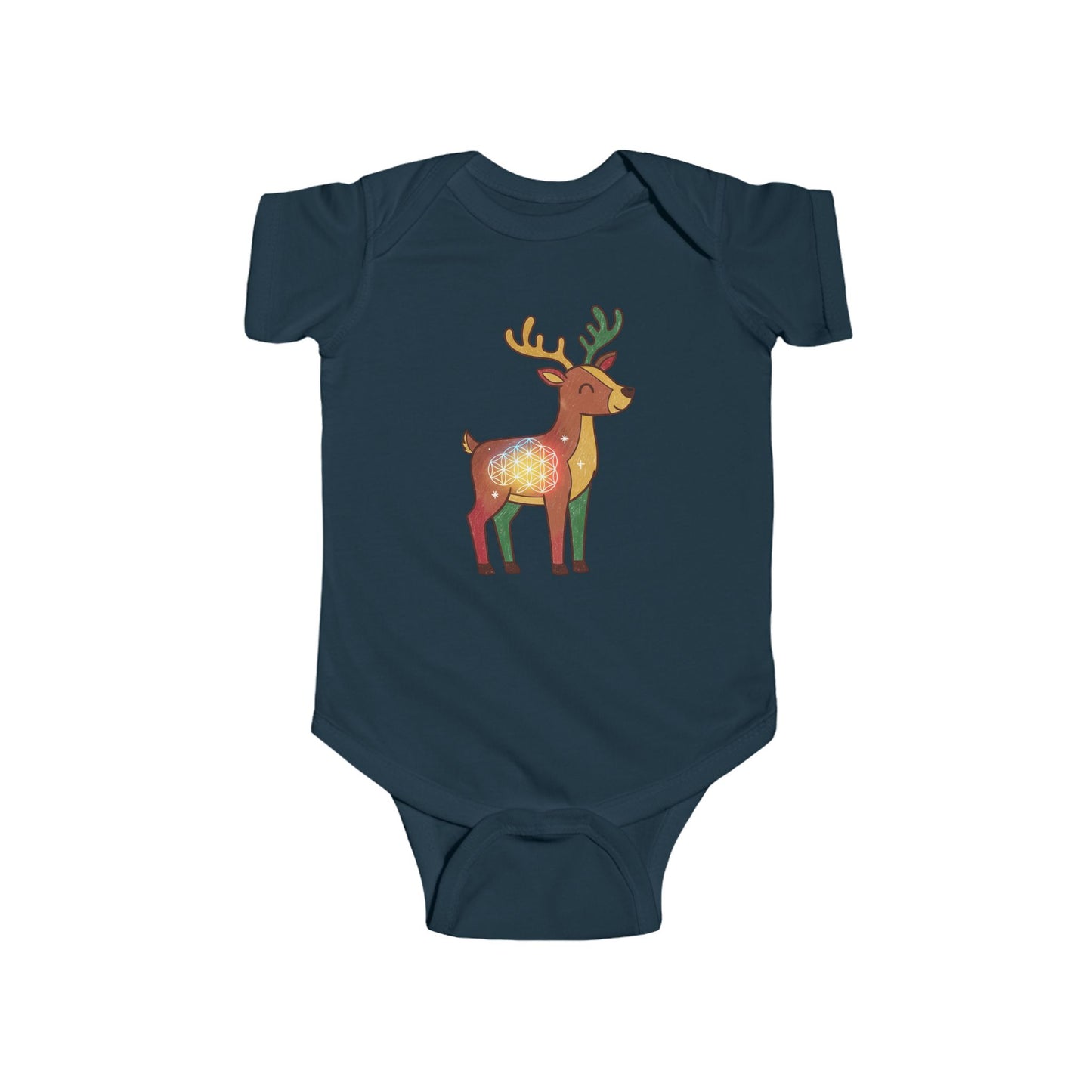 Cute Reindeer Infant Bodysuit | Holiday Baby Outfit, Christmas Gift, Newborn Clothes, Winter Wear, Toddler Fashion