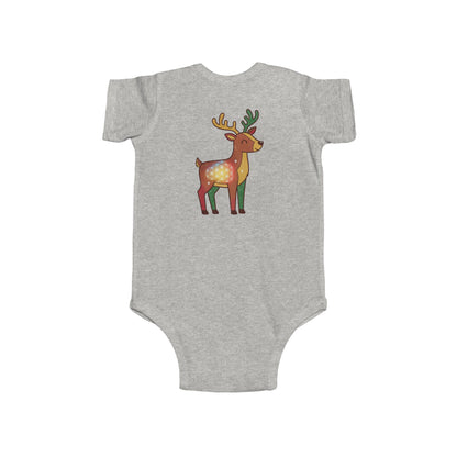 Cute Reindeer Infant Bodysuit | Holiday Baby Outfit, Christmas Gift, Newborn Clothes, Winter Wear, Toddler Fashion