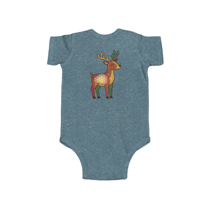 Cute Reindeer Infant Bodysuit | Holiday Baby Outfit, Christmas Gift, Newborn Clothes, Winter Wear, Toddler Fashion