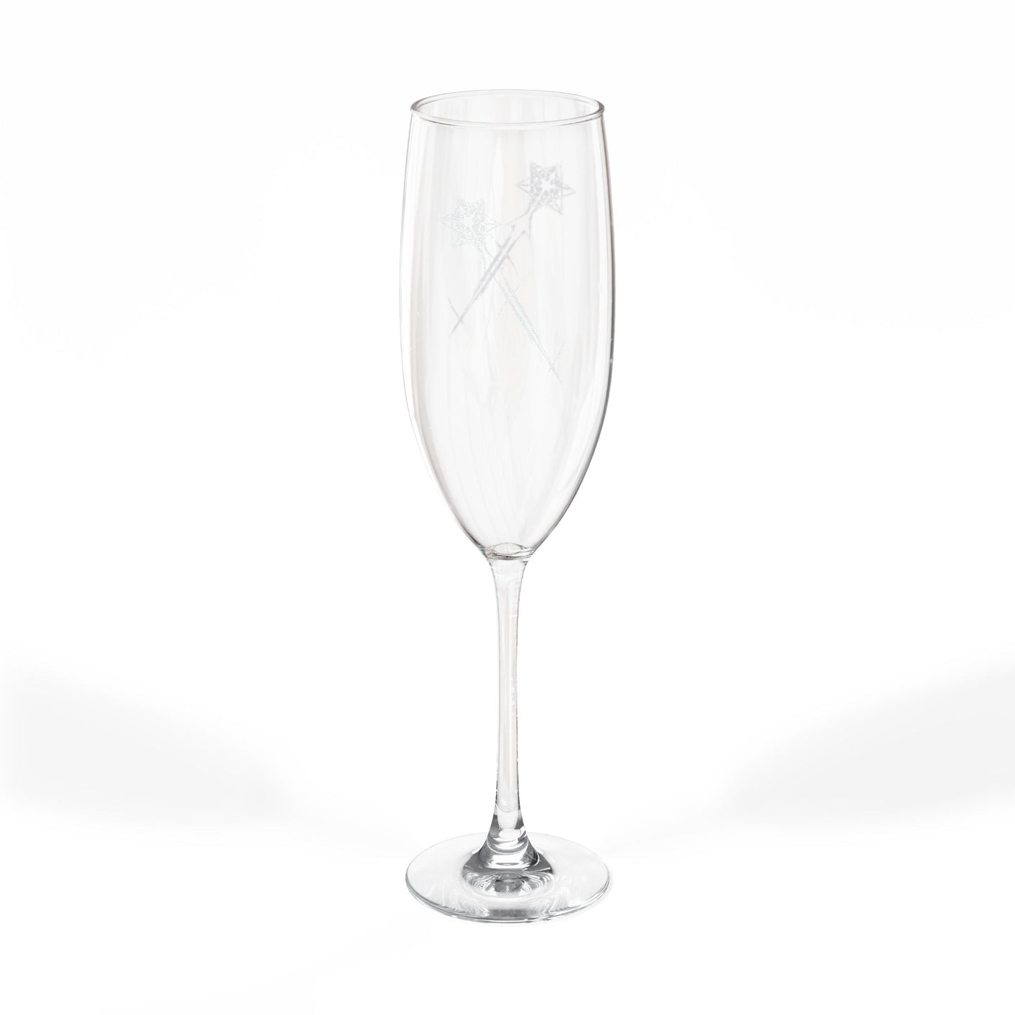 Star Arrow of Light Engraved Champagne Glass 8oz | Conscious Living, Sacred Geometry, Native Art