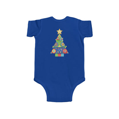 Christmas Tree Infant Bodysuit, Festive Baby Outfit, Holiday Gift, Newborn Apparel, Cute Christmas Clothing, Infant Xmas Onesie