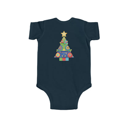 Christmas Tree Infant Bodysuit, Festive Baby Outfit, Holiday Gift, Newborn Apparel, Cute Christmas Clothing, Infant Xmas Onesie