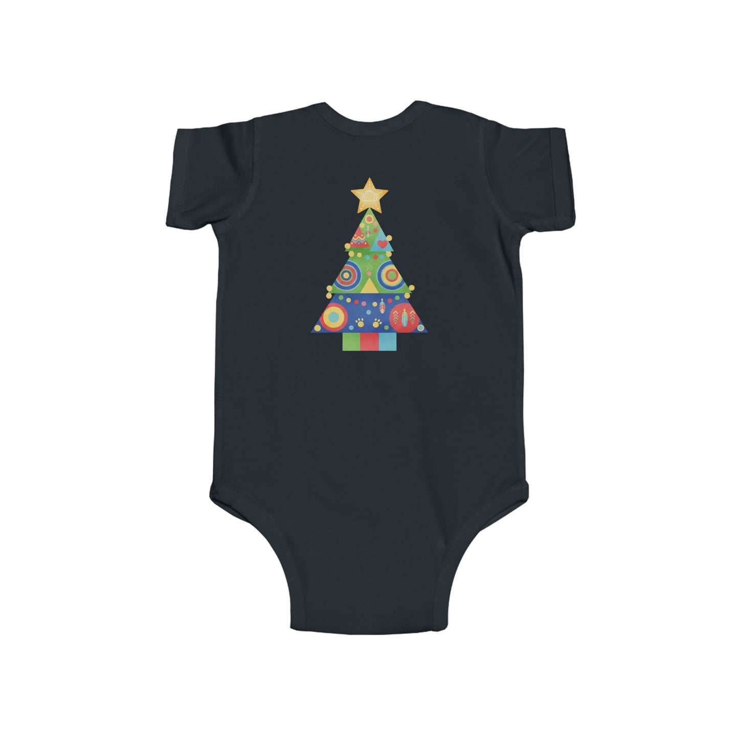 Christmas Tree Infant Bodysuit, Festive Baby Outfit, Holiday Gift, Newborn Apparel, Cute Christmas Clothing, Infant Xmas Onesie