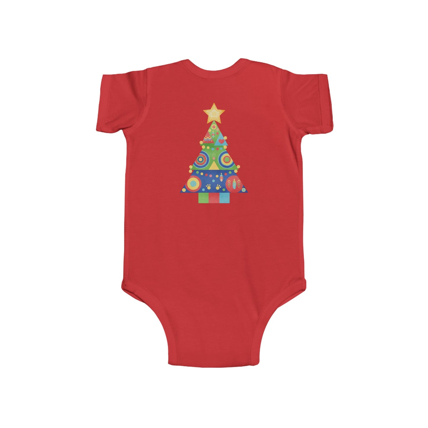 Christmas Tree Infant Bodysuit, Festive Baby Outfit, Holiday Gift, Newborn Apparel, Cute Christmas Clothing, Infant Xmas Onesie