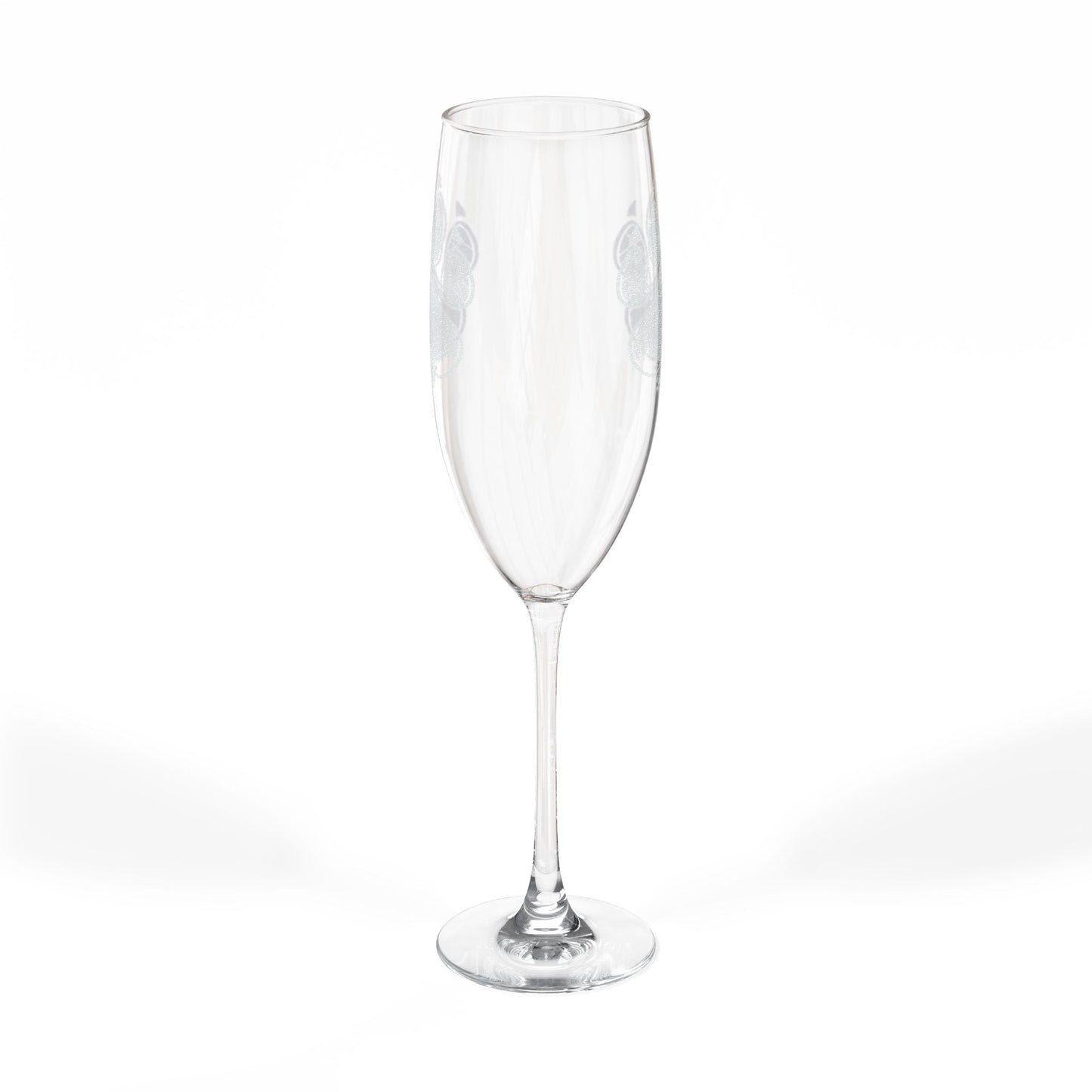 Paw Print Etched Champagne Glass | 8oz Engraved Flute, Conscious Living, Sacred Geometry, Native Art