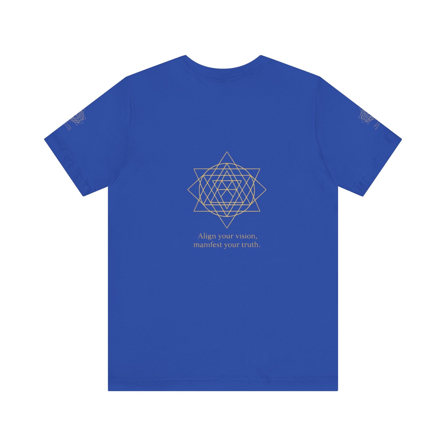 Spiritual Symbol Unisex Tee - Sacred Geometry Align with Your Inner Peace, Yoga Shirt, Meditation Top, Gift for Wellness Enthusiasts